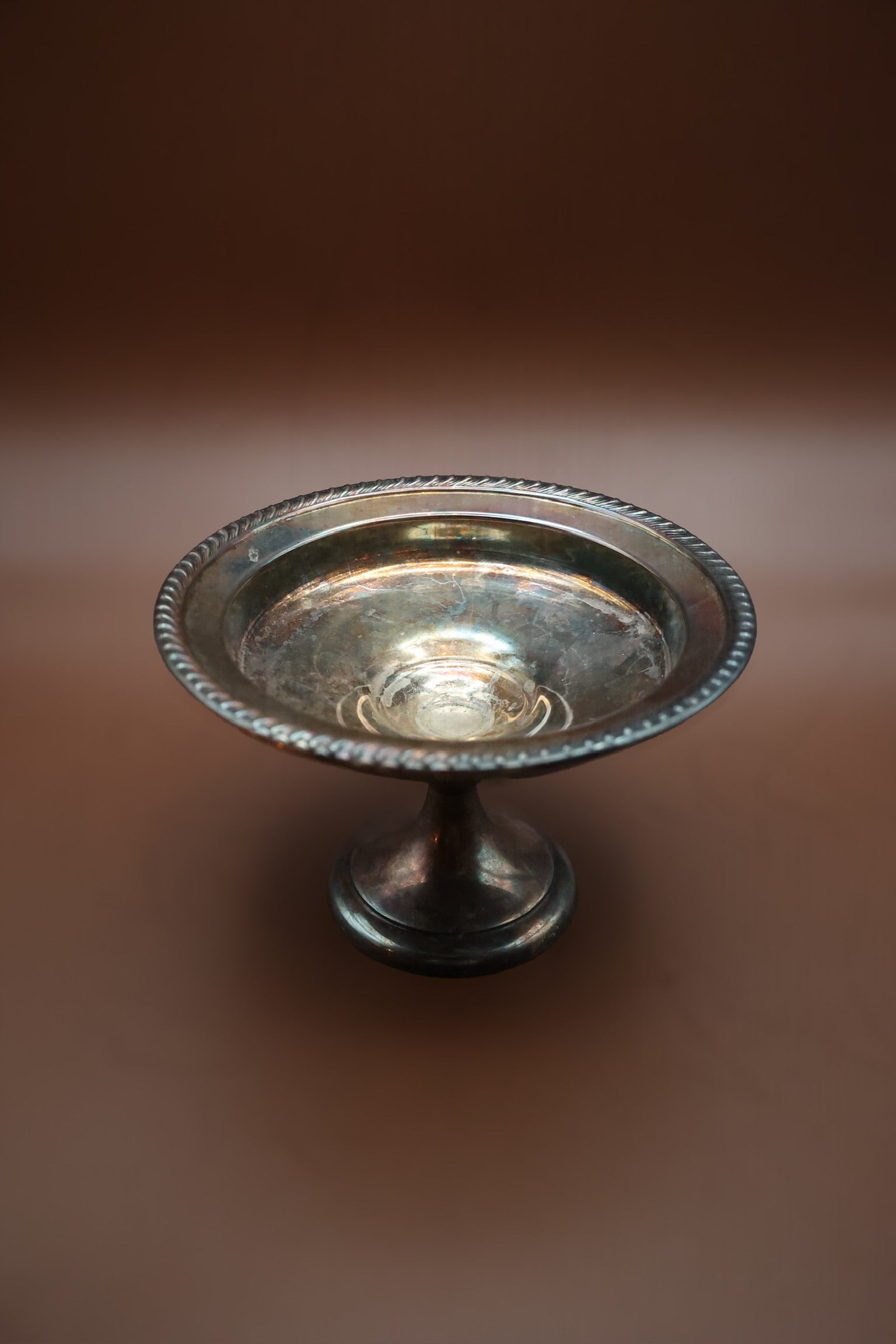 Silver Plated Pedestal Compote