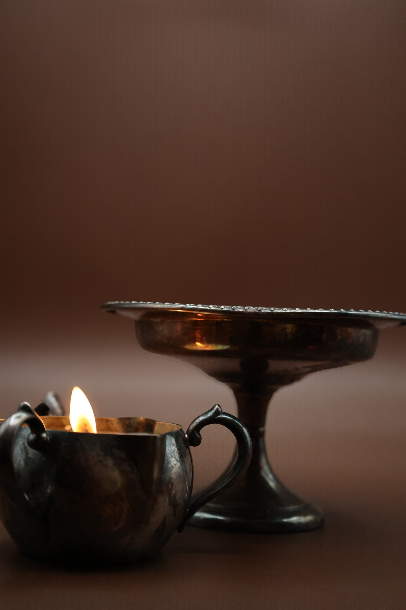 Silver Plated Pedestal Compote