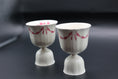 Load image into Gallery viewer, Wedgewood Ceramic Egg Cruet Set - Toothpick Holder
