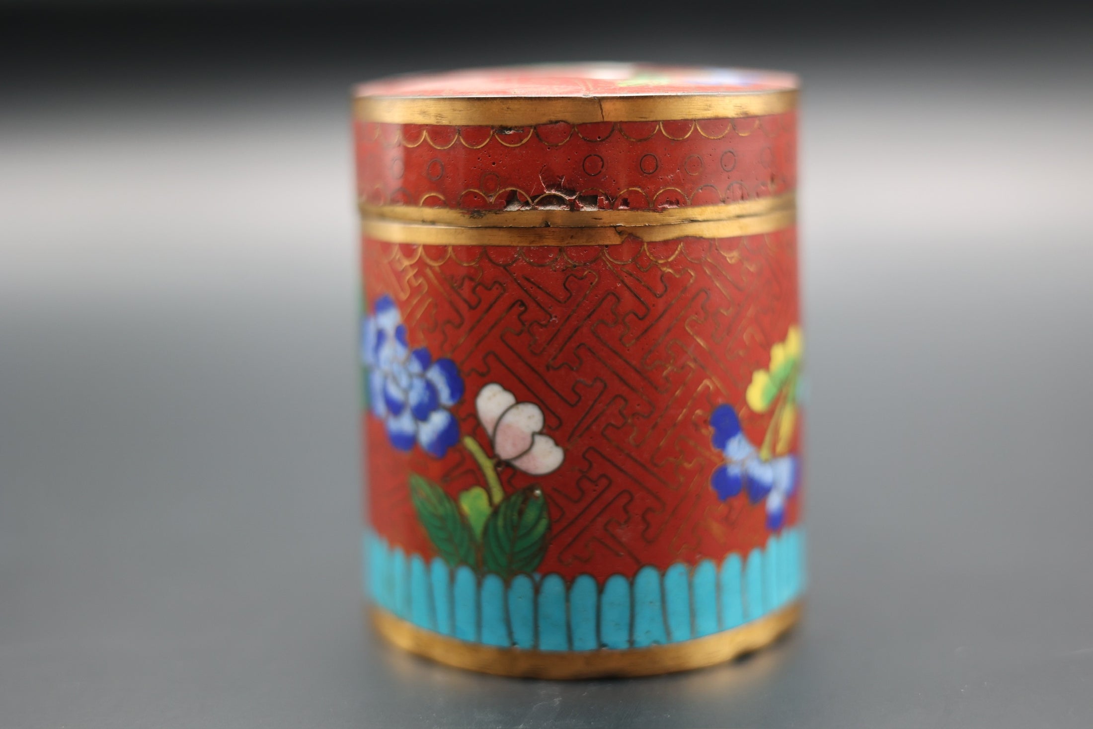 Cloisonné Lidded Jars