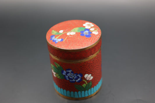 Cloisonné Lidded Jars