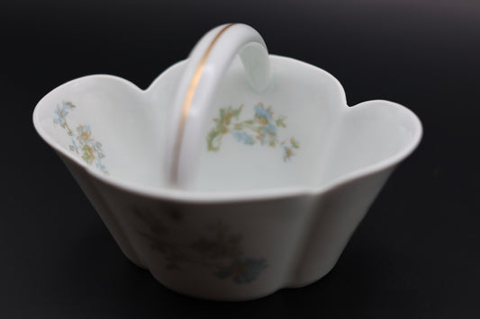 Limoges Haviland & Co. Mini Basket With Floral Details