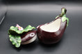 Load image into Gallery viewer, Fitz & Floyd Eggplant Lidded Dish
