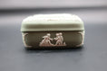 Load image into Gallery viewer, Wedgewood Green Rounded Square Trinket Box
