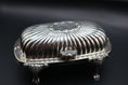 Load image into Gallery viewer, F.B. Rogers Silver Plated Butter Dish With Lion Head/Paw Feet
