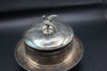 Load image into Gallery viewer, Pairpoint Quadruple Silver Plated Butter Dish With Bird Finial
