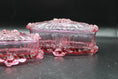 Load image into Gallery viewer, Fenton Dusty Rose Cabbage Rose Lidded Trinket Dish Set
