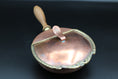 Load image into Gallery viewer, Copper Silent Butler With Brass Details and Wooden Handle - Tlaquepaque
