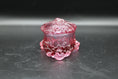 Load image into Gallery viewer, Fenton Dusty Rose Cabbage Rose Lidded Trinket Dish Set
