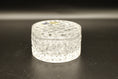 Load image into Gallery viewer, Crystal Bohemia Czech Republic Lidded Trinket Dish With Quilted Design
