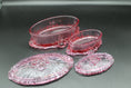 Load image into Gallery viewer, Fenton Dusty Rose Cabbage Rose Lidded Trinket Dish Set
