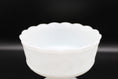 Load image into Gallery viewer, Milk Glass Pedestal Compote Scalloped Edge
