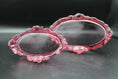 Load image into Gallery viewer, Fenton Dusty Rose Cabbage Rose Lidded Trinket Dish Set
