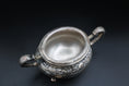 Load image into Gallery viewer, Silver Plated Sugar & Creamer Set With Intricate Floral Detailing - Ballad Community
