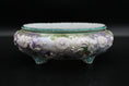 Load image into Gallery viewer, Purple Floral Porcelain Footed Bowl
