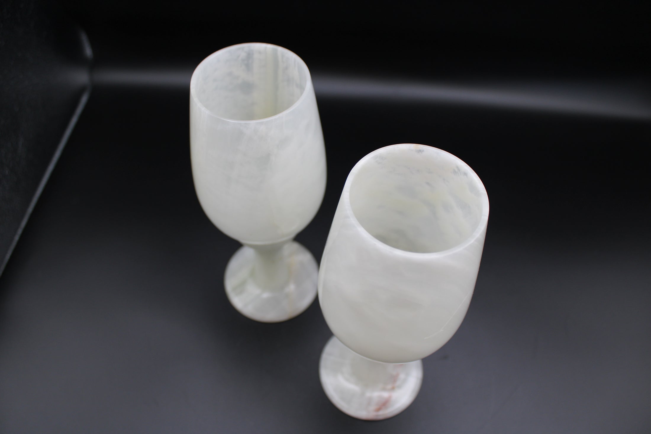 Onyx Goblet Pair