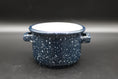 Load image into Gallery viewer, Dark Blue Ceramic Two Handled Cup
