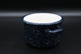 Load image into Gallery viewer, Dark Blue Ceramic Two Handled Cup
