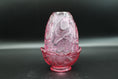 Load image into Gallery viewer, Fenton Dusty Rose Strawberry Pattern Fairy Lamp
