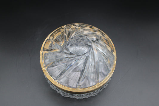 Crystal Casket Rounded Lid Star Design