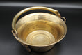 Load image into Gallery viewer, Brass Basket With Handle & Bows
