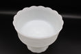 Load image into Gallery viewer, Milk Glass Pedestal Compote Scalloped Edge
