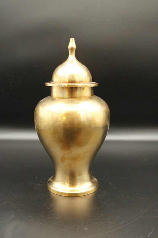 Brass Lidded Urn