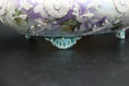 Load image into Gallery viewer, Purple Floral Porcelain Footed Bowl
