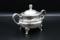 Load image into Gallery viewer, Silver Plated Sugar & Creamer Set With Intricate Floral Detailing - Ballad Community
