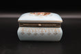 Load image into Gallery viewer, Japanese Blue Porcelain Trinket Box With Courting Scene
