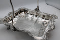 Load image into Gallery viewer, Silver Plated Rectangular Bridal Basket With Paw Feet
