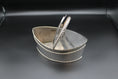 Load image into Gallery viewer, Silver Plated Double Compartment Serving Basket
