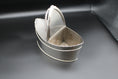 Load image into Gallery viewer, Silver Plated Double Compartment Serving Basket
