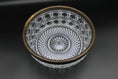 Load image into Gallery viewer, Crystal Round Bowl Brass Edge
