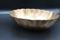 Load image into Gallery viewer, Oval Brass Scalloped Edge Bowl
