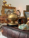 Load image into Gallery viewer, Brass Tri-Bird Lidded Compote
