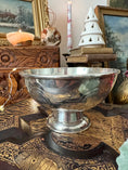 Load image into Gallery viewer, Silver Plated Copper Pedestal Bowl
