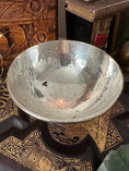 Load image into Gallery viewer, Silver Plated Copper Pedestal Bowl
