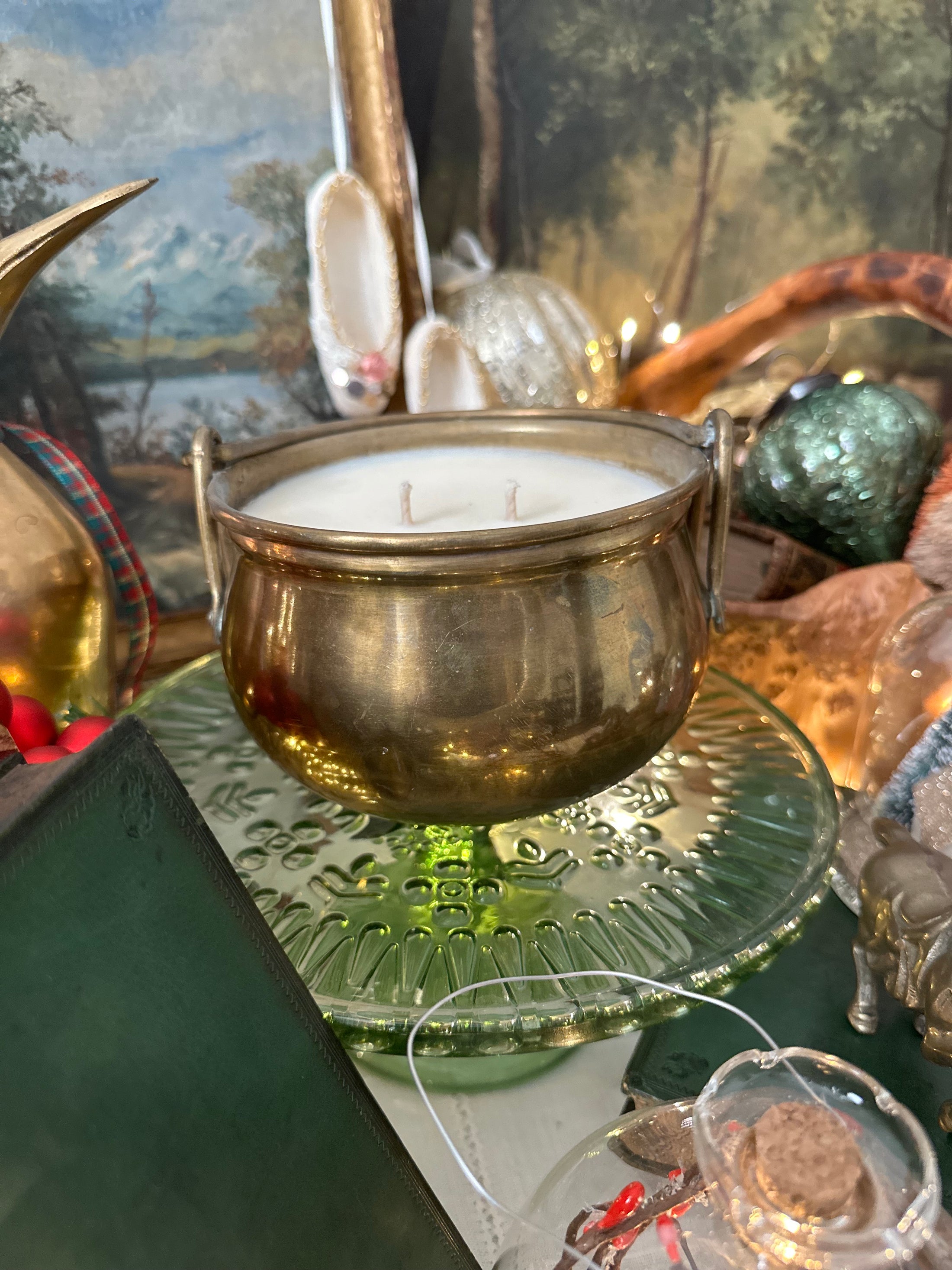 Brass Bowl With Handle