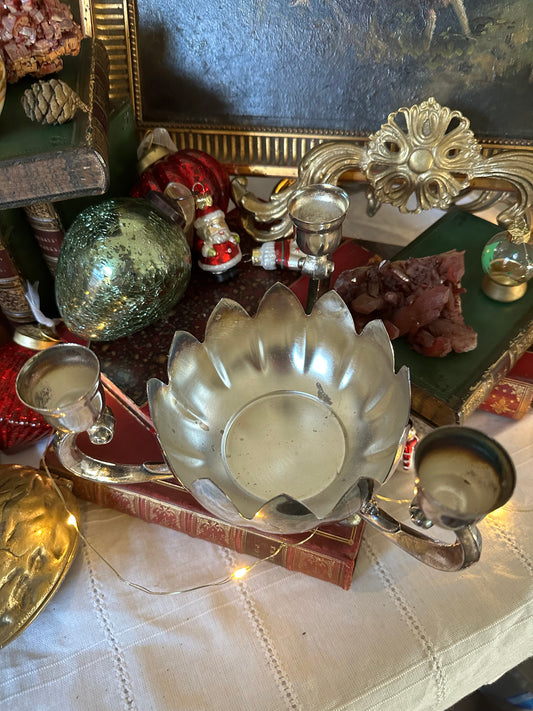 Silver Plated Reed and Barton Lotus Bowl