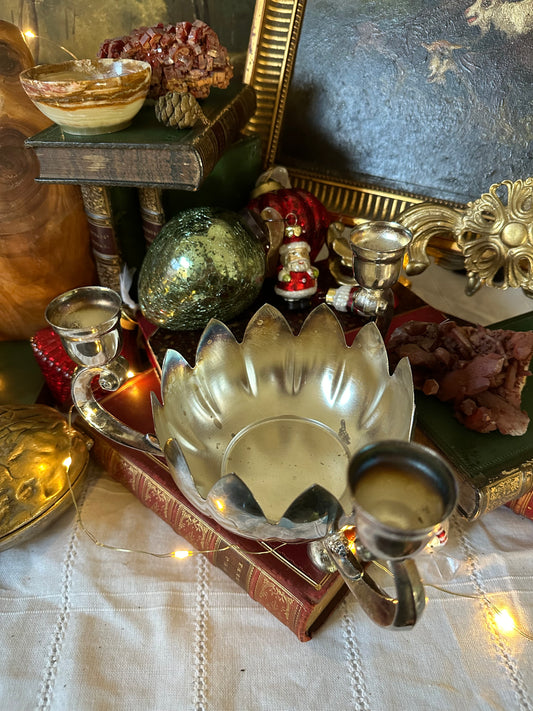 Silver Plated Reed and Barton Lotus Bowl