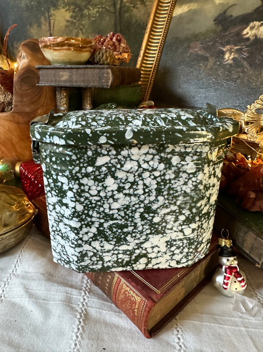 French Graniteware - Green Speckled