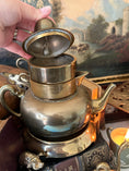 Load image into Gallery viewer, Brass Teapot With Attached Mugs And Bell
