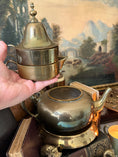 Load image into Gallery viewer, Brass Teapot With Attached Mugs And Bell
