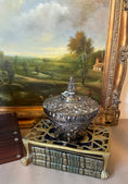 Load image into Gallery viewer, Silver Iridescent Lidded Dish
