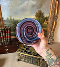 Load image into Gallery viewer, Purple Slag Glass Lidded Dawg Dish
