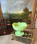 Load image into Gallery viewer, Matte Green Sawtooth Edge Compote
