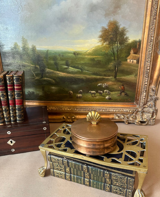 Copper Shell Lidded Dish