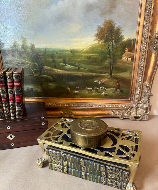 Brass Lidded Trinket Box