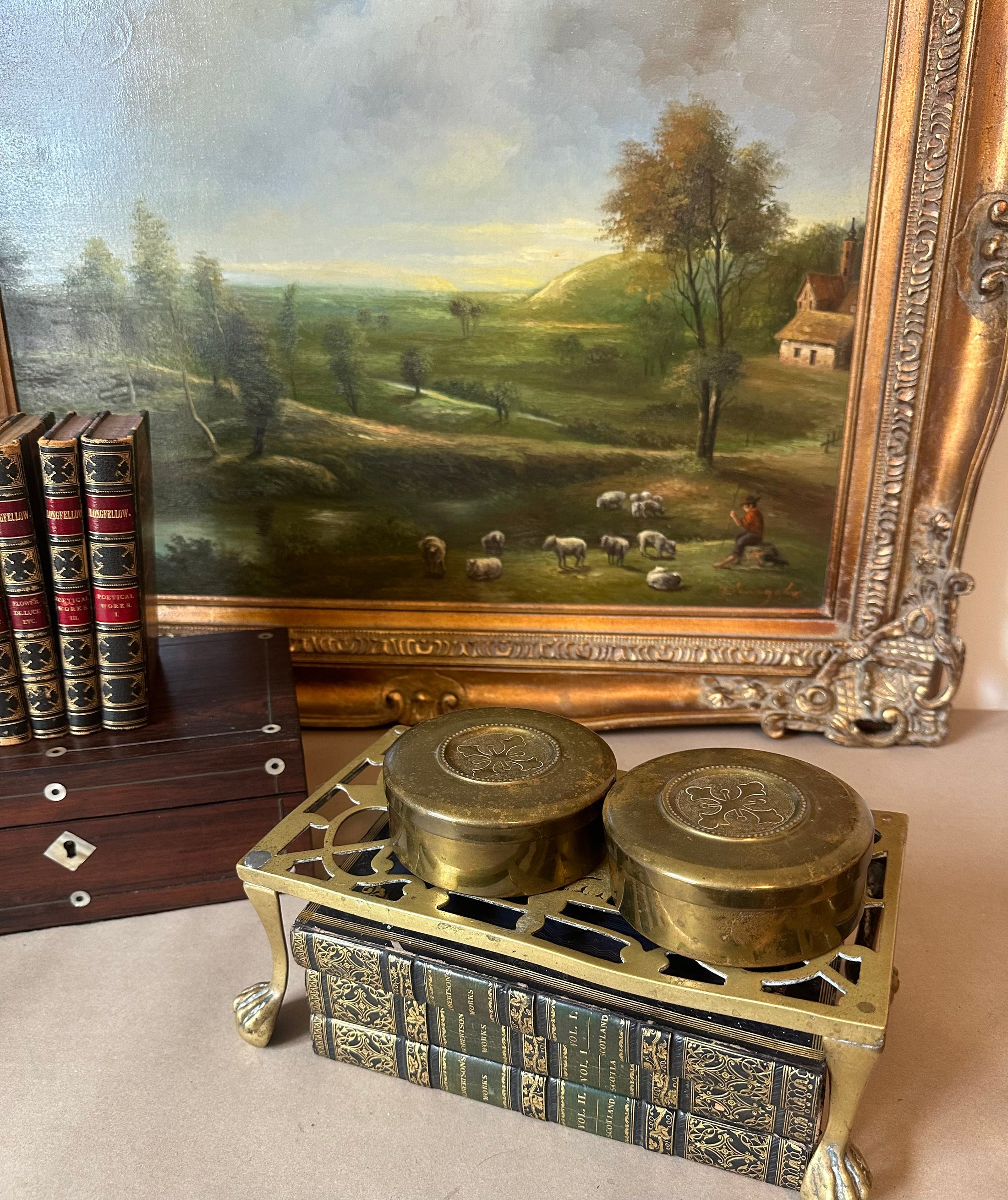 Brass Lidded Trinket Box Second